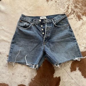 Women’s Agolde Denim High Waisted Button Fly Size 26”
